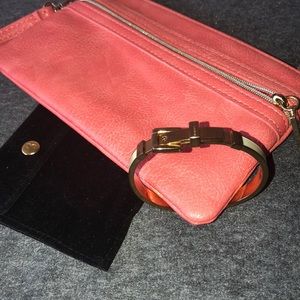 Michael Kors Bracelet and Salmon Wristlet Bundle